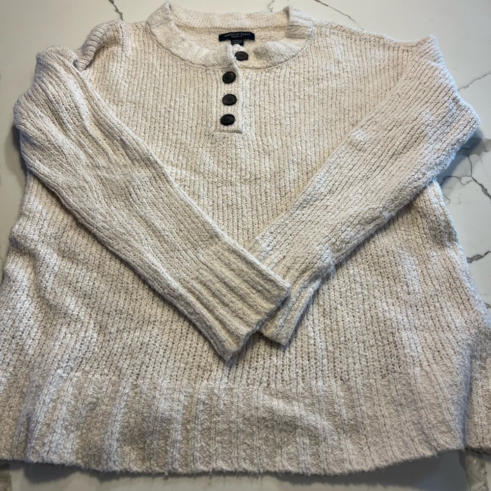 American Eagle cream sweater women’s size XS